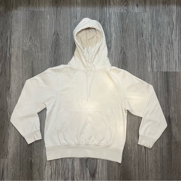 White  Cream Reflex women’s Hoodie size large - Picture 1 of 3